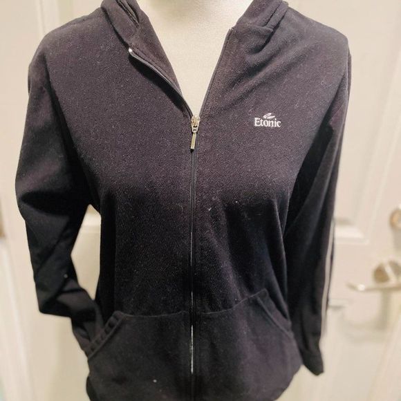 Etonic Zip Up Hoodie Hooded Sweatshirt Womens Small - Picture 1 of 5